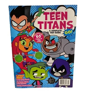 Teen Titans Go! Complete Fan guide Magazine Book For Kids Heroes Villains Puzzle - Picture 1 of 6