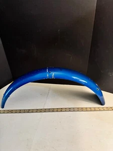 1966 Honda CL77 Scrambler Motorcycle Front Fender Blue - Picture 1 of 4