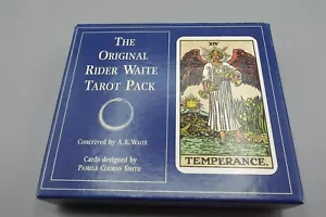 The Original Rider Waite Tarot Pack Deck 1993 78 Cards & Key to Tarot Booklet - Picture 1 of 6