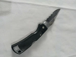 Maxam Pocket Knife Mfg in China Japan Drop point 3.75" Steel Blade Vintage - Imagen 1 de 7