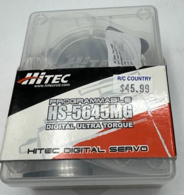 HITEC  HS-5645MG DIGITAL ULTRA TORQUE PROGRAMMABLE SERVO - Image 1 of 3