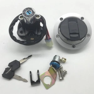 Juego de llaves de bloqueo de asiento interruptor de encendido para Suzuki GSXR600/750 2004-2005 - Imagen 1 de 8