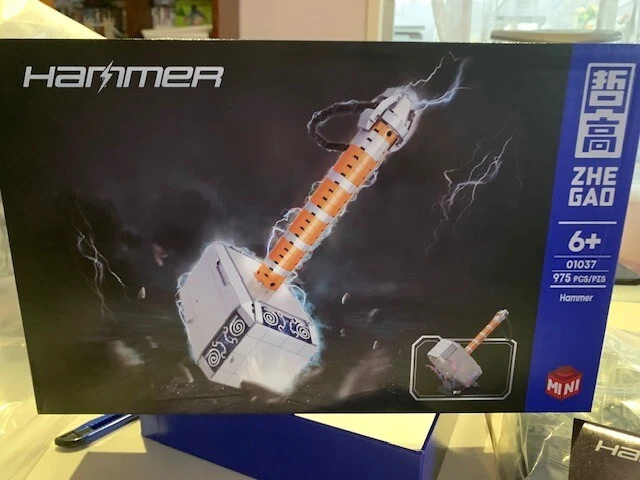 Clásico Creativo Thor Hammer 975 piezas Bloques de Construcción, 22x26,5 cm, Caja Original Foto 1 de 2
