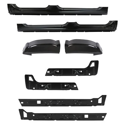 For Silverado Sierra 1500 99-07 Crew Cab Outer& Inner Rocker Panels& Cab Corners - Image 1 of 4