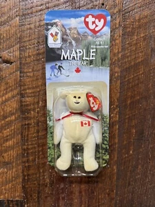 NEW TY Maple The Bear McDonald's Beanie Baby With Rare Errors 1993 SEALED VTG - Picture 1 of 2