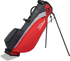 TITLEIST Golf Men's Stand Caddy Bag Players 4 Red Gray 8 x 47 inch 1.5kg TB22SX5