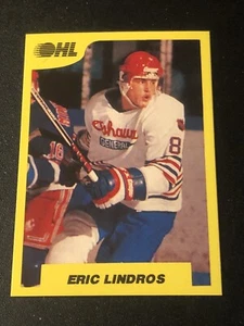 1989-90 7th Inning Sketch Oshawa Generals Eric Lindros #196 HOF - Picture 1 of 2