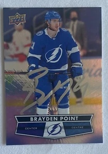 Brayden Point Signed Tampa Bay Lightning 2021 Tim Hortons Card With COA - Picture 1 of 2