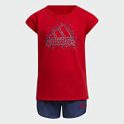 Adidas Graphic T-Shirt et Shorts Set 2 Pièces Enfants Taille 2T & 3T NEUF