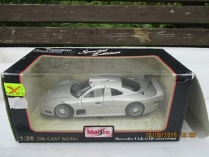MAISTO MERCEDES CLK GTR STREET VERSION Special Edition 1/26 SCALE BOXED - Picture 1 of 4