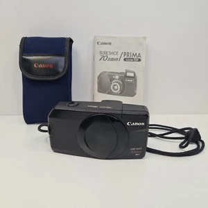 Cámara Canon Sure Shot 70 zoom SAF 35 MM película probada - Imagen 1 de 24