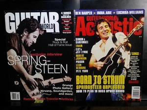 BRUCE SPRINGSTEEN Guitar Magazine COLLECTION VINTAGE Photos 1995 2001 THE BOSS - Bild 1 von 9