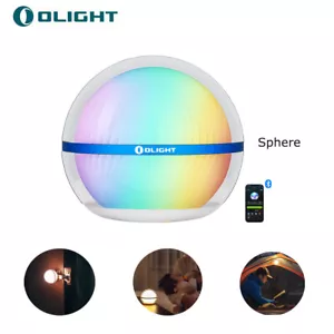 Olight Sphere Ambient Light with App Control IP56 75 Lumens Wireless Light Bulb - Picture 1 of 23