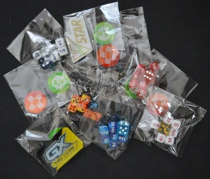 Pokemon TCG Damage Counter Würfel mit Zustand Marker Auswahl/Auswahl - Bild 1 von 8