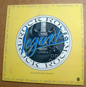 VARIOUS - ROCK LEGENDS. 1986 UK ROCK COMPILATION DOUBLE 12" GATEFOLD L.P. - Picture 1 of 7