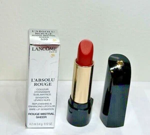 LANCOME L'Absolu Rouge Advanced Hidratante Lipcolor 520 Rouge Mistral Transparente Nuevo en Caja - Imagen 1 de 2