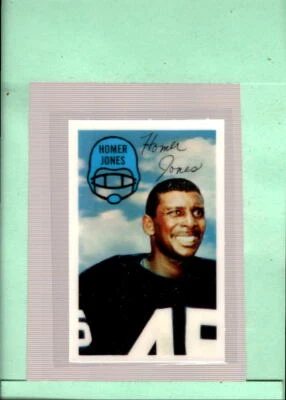 1970 Kellogg's #52 Homer Jones NM-MT Browns ID:55236 - Image 1 of 2