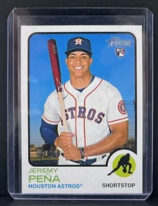 2022 Topps Heritage High Number Jeremy Pena Rookie Card #629 Astros - Picture 1 of 2