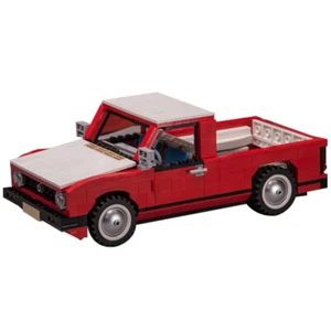 MOC: Alternate Build of 10220: Red Pickup Building Toys Set 713 Pieces DIY - Picture 1 of 4