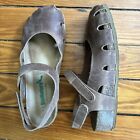 BioNatura Solo Made in Italy Closed Toe Clogs Kick On Sandals Brown Size 40/9