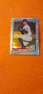 Bobby Miller "1st REFRACTOR"..2020 Bowman Chrome Draft Baseball