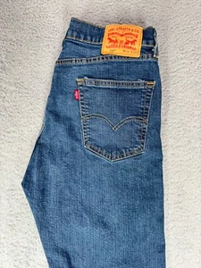 Jeans uomo Levi's 505 regular taglio dritto 34x34 blu lavaggio scuro denim - Foto 1 di 9