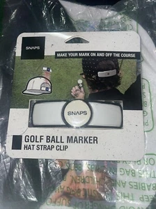 Snaps Magnetic Golf Ball Marker Hat Strap Clip for Caps and Visors - Picture 1 of 2