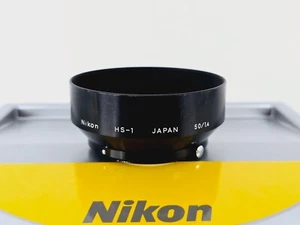🌸[Near MINT] Nikon HS-1 Metal Lens Hood for Ai-S 50mm F1.4 F1.8 From JAPAN - Picture 1 of 9