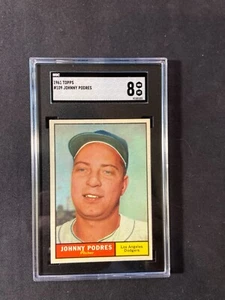 1961 Topps #109 Johnny Podres Klasse 8 - Bild 1 von 2