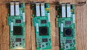 3 QLogic QLE2462 PCIe HBA 4GB FC 2-Port Card PX2510401-50 Fibre Channel Adapter - Picture 1 of 2