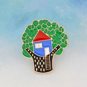 Broche prendedor casa del árbol - Imagen 1 de 3