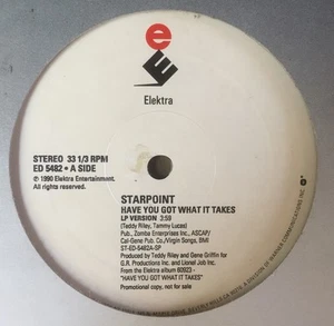 Starpoint: Have You Got What It Takes 12" Vinyl Promo 90s R&B Swing Teddy Riley - Picture 1 of 4