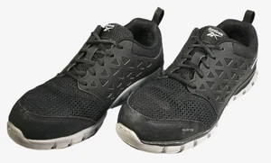 Reebok Unisex Sublite Cushion schwarz Arbeit Legierung Zehenschuhe Herren 8, Damen 10 - Bild 1 von 10