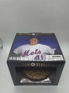 TOM SEAVER Statue Replica SGA New York Mets Gold Bronze HOF NY Figure 2022 April - Imagen 1 de 11