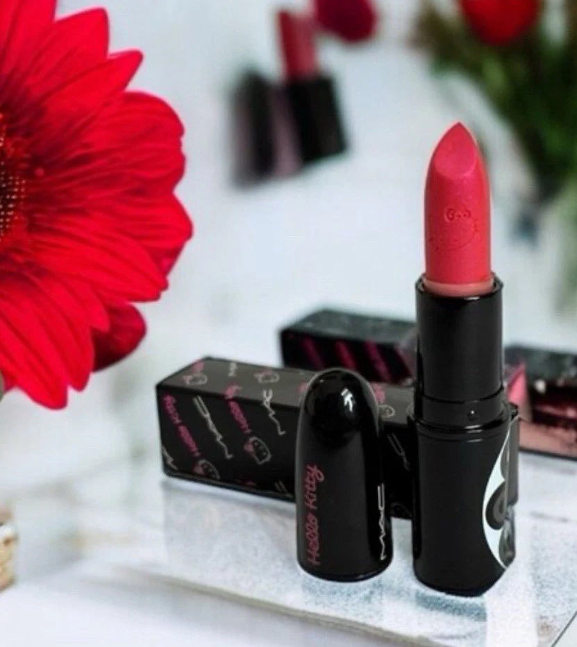 Mac Glaze Lipstick Hello Kitty Collection Big Bow Authentic RARE