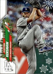 Clayton Kershaw 2020 Topps Holiday #HW82a Los Angeles Dodgers - Imagen 1 de 2