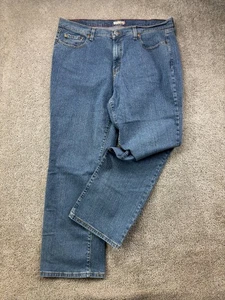 Pantalones de mezclilla para mujer Levi's 550 22 M corte bota relajado lavado medio tiro medio - Imagen 1 de 15