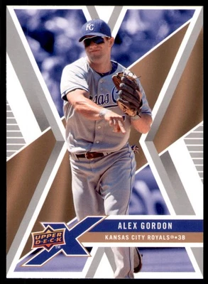 2008 Upper Deck X #48 Alex Gordon - Image 1 of 2