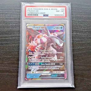 2018 Pokemon Sun & Moon Palkia GX #20 NM-MT PSA 8 - Picture 1 of 2