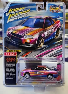 Johnny Lightning CS Customs Double Take 2002 Nissan Skyline GT-R (R34) - Picture 1 of 3