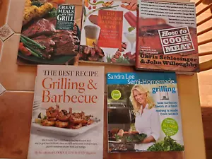 Grilling and Barbecue Cookbooks Lot Of 5 (Free Shipping) - Picture 1 of 3