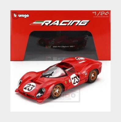 1:24 BURAGO Ferrari 330 P3 #23 Winner 24H Daytona 1967 Bandini Amon BU26310 - Photo 1/2