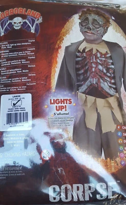 Disfraz de cadáver zombi infantil rubíes nuevo niño grande Foto 1 de 4