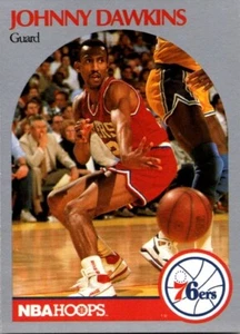 1990-91 NBA Hoops - #227 Johnny Dawkins - Picture 1 of 2