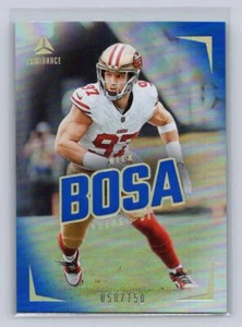 2024 Luminance #64 Nick Bosa -Blue 058/150-San Francisco 49ers - Picture 1 of 2