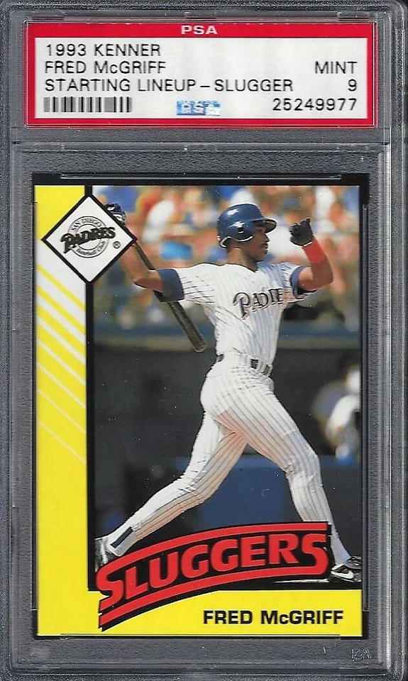 1993 Kenner Starting Lineup Fred McGriff Sluggers SLU PSA 9 Mint 25249977 - Image 1 of 1