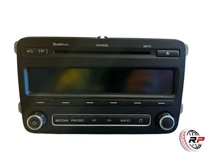 Autoradio Swing MP3 CD Radio Auto Audio 5J0035161D Skoda Fabia 5J - Bild 1 von 5