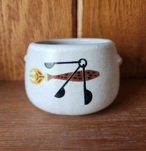 Vintage West Bend Bean Pot Soup Bowl USA Pottery Small Crock - Picture 1 of 4