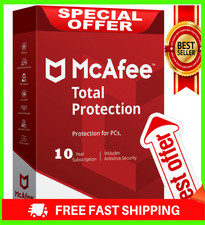 McAfee Total Protection Antivirus Software 2020 5 Device 10 Years🔥