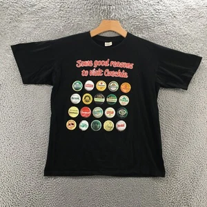 B&C Some Good Reasons To Visit Czechia Beer Caps T-Shirt Mens Small Black Cotton - Picture 1 of 19